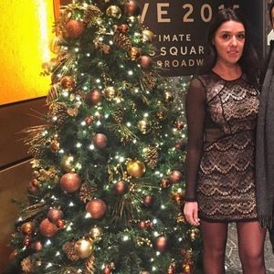 Express Lace Cocktail Dress